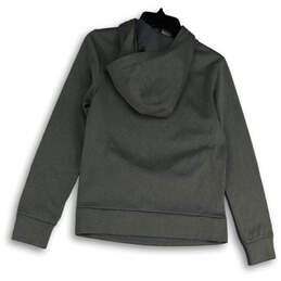 Womens Gray Long Sleeve Regular Fit Dri-Fit Hooded Pullover Hoodie Size XS alternative image