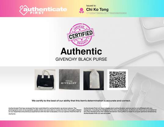 Givenchy black Parfums Tote Bag image number 8