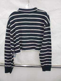 Vans Disney X Bad Apple Long Sleeve Crop Rugby Polo Shirt Womens Size-M alternative image