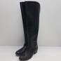 INC International Concepts Beverley Leather Boots Black 9.5 image number 3