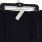 NWT Blue Pleated Back Zip Knee Length Straight And Pencil Skirt Size 14 image number 3