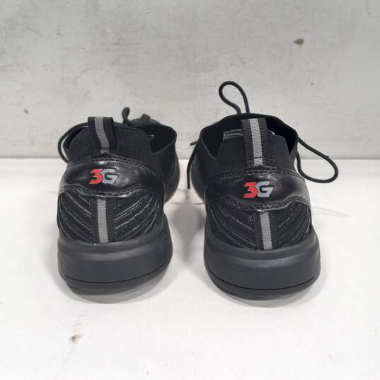 3G Unisex Black Bowling Shoes Size Men's 8.5 And Woman's 10.5 image number 2