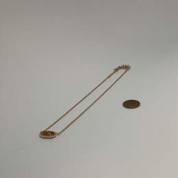 Designer Kendra Scott Gold-Tone Link Chain Pendant Necklace w/ Dust Bag alternative image