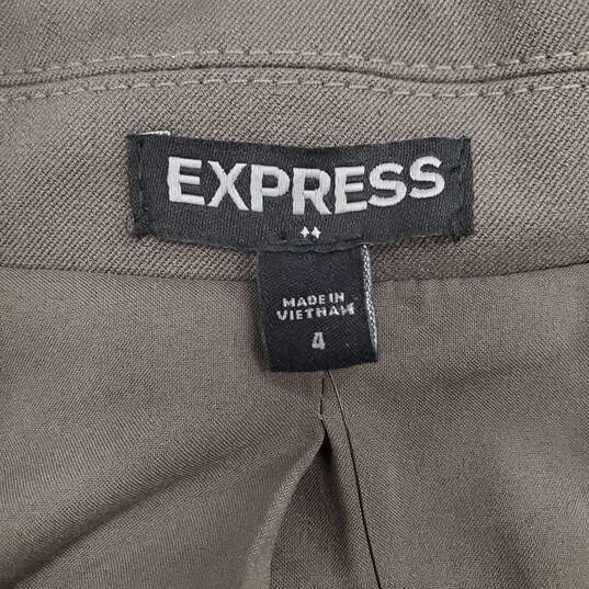 Express Women Brown Jacket SZ 4 NWT image number 2