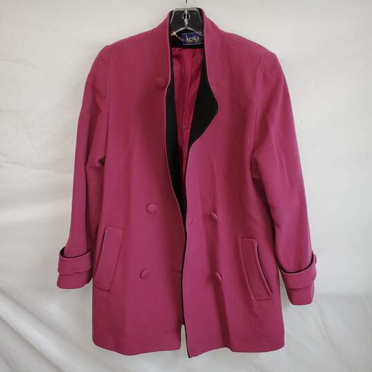 Kesta London Luxury Wool & Cashmere Overcoat Women's Size 8 image number 1