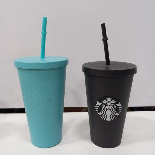 Bundle Of 5 Assorted Starbucks Cold/Hot Travel Tumblers image number 2