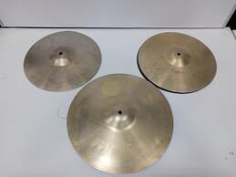14" & 16" Splash Cymbals Assorted 3pc Lot