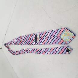 Ted Baker London Men's Multicolor Diagonal Stripe Silk Tie alternative image