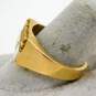 Men's Vintage 10K Yellow Gold 0.06 CT Diamond Harnischfeger Ring 9.7g image number 3