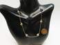 Southwestern Artisan 925 Liquid Silver Necklace With Ball Bead Station Necklace 7.9g image number 4