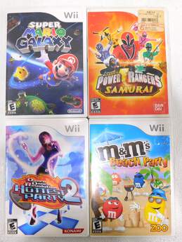 Nintendo Wii With 4 Game Power Rangers Samarai alternative image