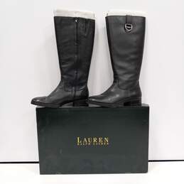 Ralph Lauren Women's Black Boots Size 9 W/Box