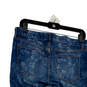 Womens Blue Floral Medium Wash Denim Pockets Always Skinny Jeans Size 27 image number 4