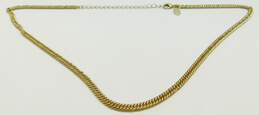 Heidi Klum Goldtone & Silvertone Intricate Medallion Pendant & Curb Chain Necklaces 56.8g alternative image