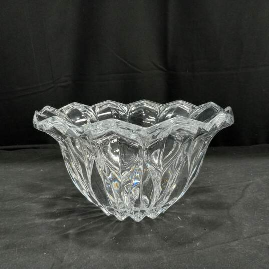 Mikasa Celebrations Clear Crystal Decorative Bowl IOB image number 3