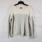 Vince Camuto Women's White/Gray Sweater SZ L image number 1