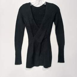 Antonio Melani Black Misty Garden Whistler Sweater Dress Women's Size XS
