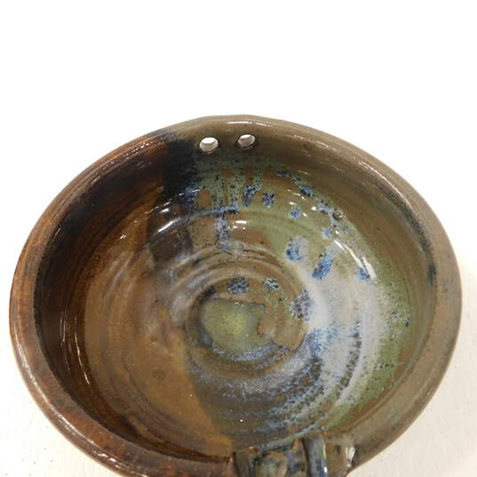 2 Glazed Pottery Rice Bowls image number 3
