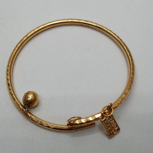14K Gold Tubular Raddle Bracelet 5.0g image number 4