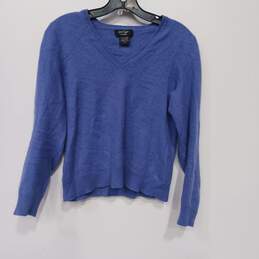 Lord & Taylor Women's Purple Cashmere Sweater Size Large