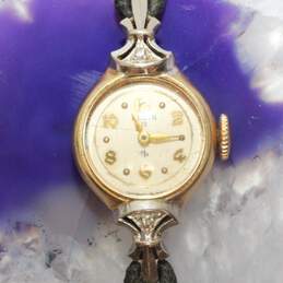 Vintage 10K Yellow Gold Elgin Ladies 19 Jewels Watch alternative image