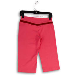 Womens Pink Dri-Fit Elastic Waist Pull-On Capri Leggings Size Medium alternative image