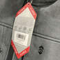 NWT Mens Gray Long Sleeve Mock Neck Pockets Full-Zip Jacket Size XL image number 3