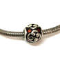 Designer Pandora S925 ALE Sterling Silver Orange Enamel Charm Bracelet image number 3