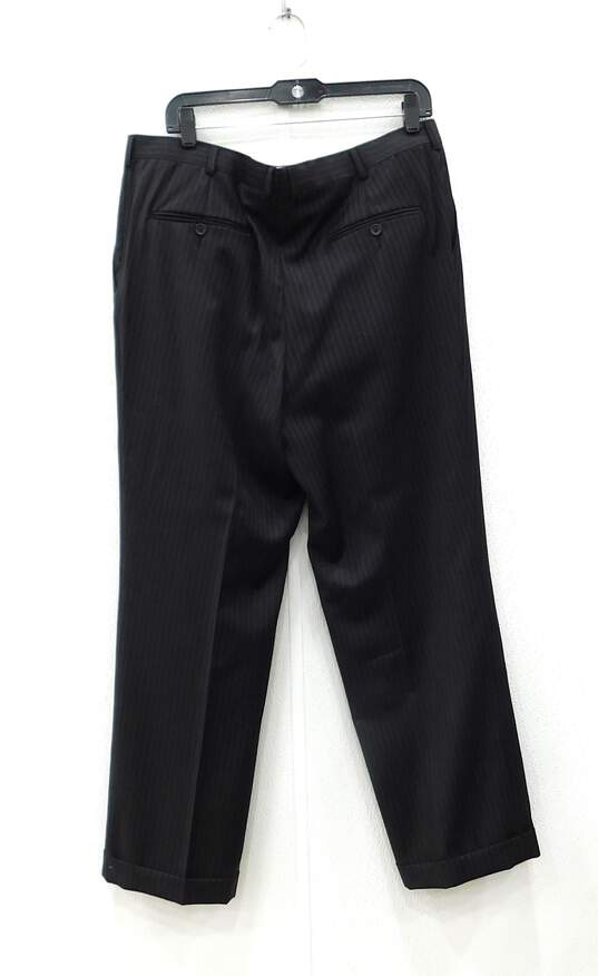 Authentic Burberry Men's Size 46R Black Blazer and Pants W/COA image number 5