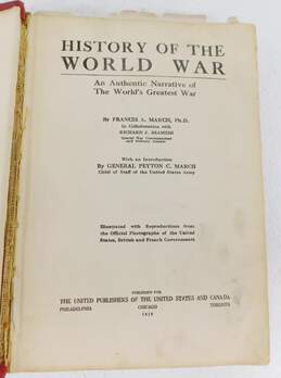 History of the World War Book by Francis A March alternative image