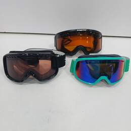 Bundle of 5 Smith Ski & Snowboard Goggles alternative image