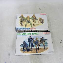 2 Sealed Dragon 1/35 US Navy Seal Team 3 & US 1st Infantry Division The Big Red Model Kits