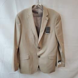 Size 44R Tan Noda Motion Stretch Suit Jacket Top - Tags Attached