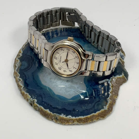 Designer Seiko Two-Tone Round Dial Stainless Steel Analog Wristwatch image number 1