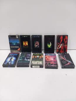 Vintage Lot of Ten Assorted VHS Action Movies
