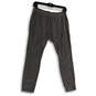 Womens Gray Flat Front Elastic Waist Stretch Pull-On Ankle Pants Size Small image number 1