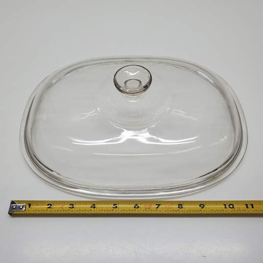 Vintage PYREX Clear Glass Casserole Dish Replacement Lid image number 3
