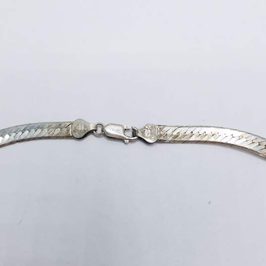 Sterling Silver Herringbone 18" Necklace 22.5g image number 5