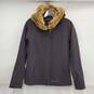 Marmot WM's 100% Nylon & Polyester Blend Faux Fur Hood Black Jacket Size MM image number 1