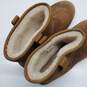 UGG Australia Classic Mini Stitch  Men Ankle Brown Leather Boots Size 17 image number 4