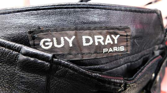 Vintage Guy Dray Paris Men's Size 40 Leather Pants image number 3