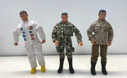 Vintage 1990's Lot Of 3 Assorted 11.5 In. Tall G.I. Joe Action Figures