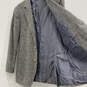Mens Gray Long Sleeve Pockets Single Breasted Two Button Blazer Size 52 R image number 3