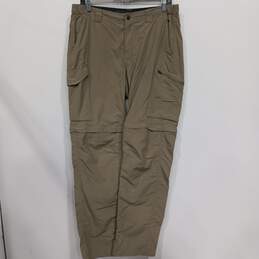 Columbia Brown Khaki Cargo Pants Size W34 L34