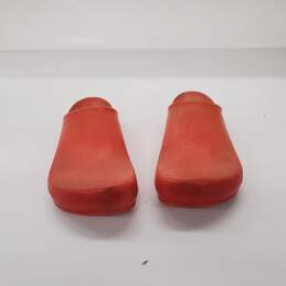 Birkenstock Women's Super Birki Red Polyurethane Clogs Size 7 alternative image