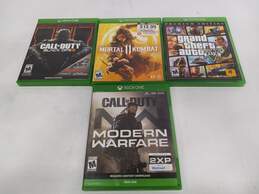 4pc Set of Assorted Microsoft Xbox One Video Games