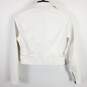 Windsor Women White Faux Leather Belt Jacket L NWT image number 2