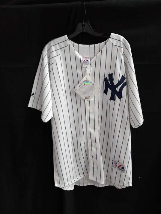 Majestic MLB New York Yankees #20 Jorge Posada Baseball Jersey Size L image number 1