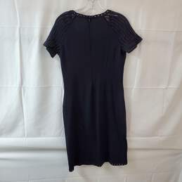 Black Short Sleeve Evening Dress Size 4 alternative image