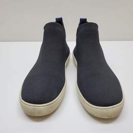 ROTHY'S The Chelsea Sneaker Women Black Black Knit Washable Comfort Mid alternative image